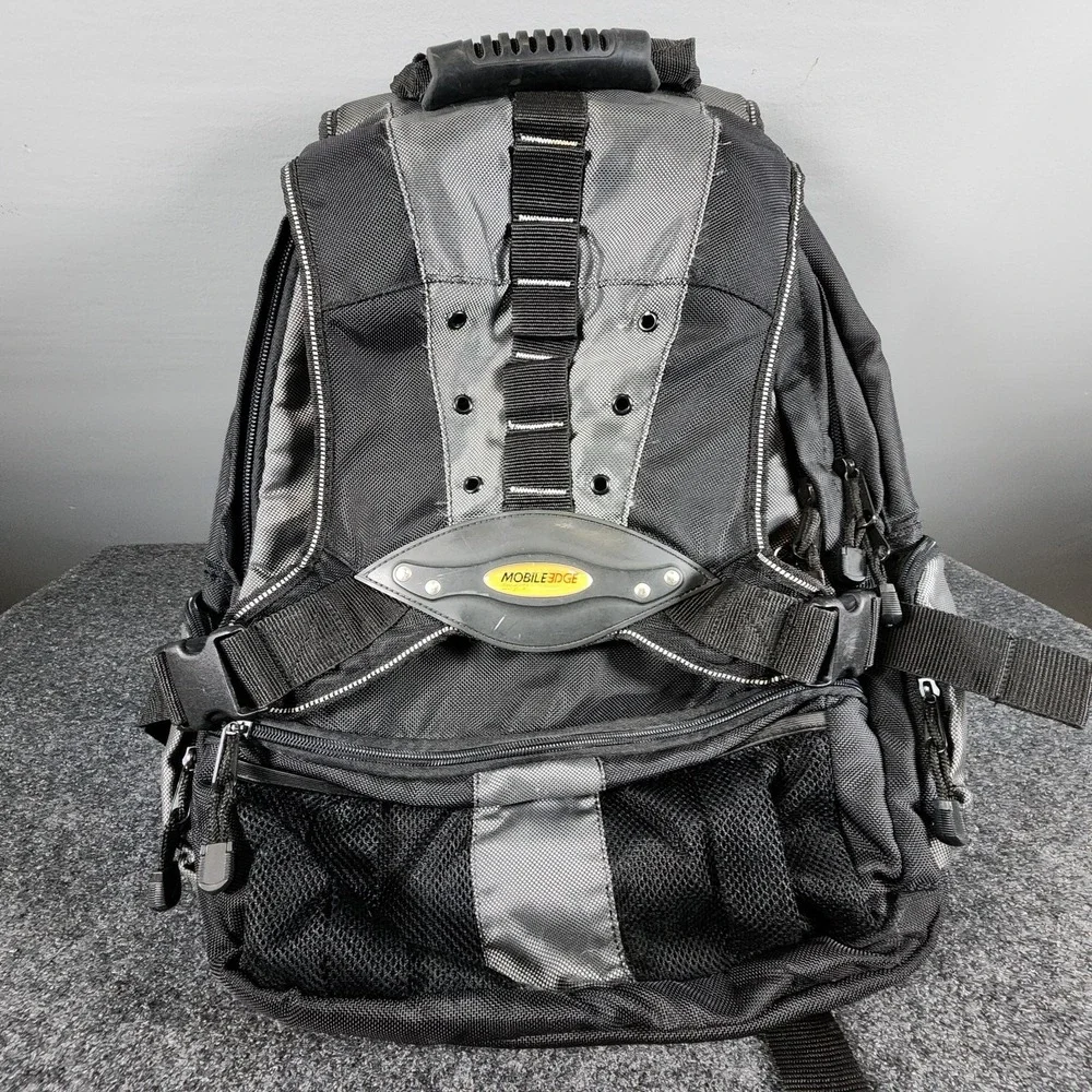 Mobile Edge Bring It On Laptop Computer Backpack Black Travel School Carrier